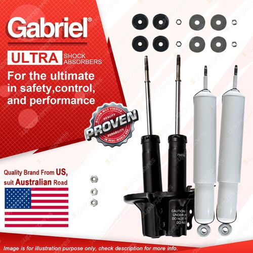 Gabriel Front + Rear Ultra Shock Absorbers for KIA Sportage JA 99-04