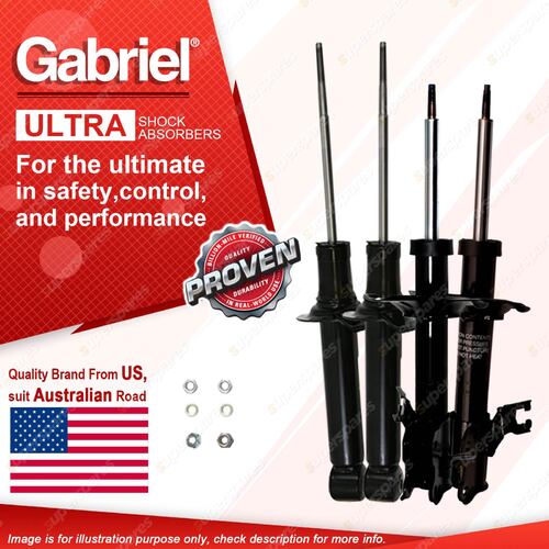 Gabriel Front + Rear Ultra Shock Absorbers for Nissan Pulsar Exa Vector N16