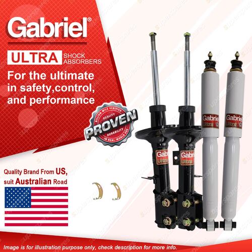 Gabriel Front + Rear Ultra Shock Absorbers for Holden GMH Crewman VZ VZ II