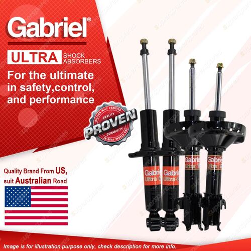 Gabriel Front + Rear Ultra Shock Absorbers for Subaru Outback BP9 2.5L Wagon