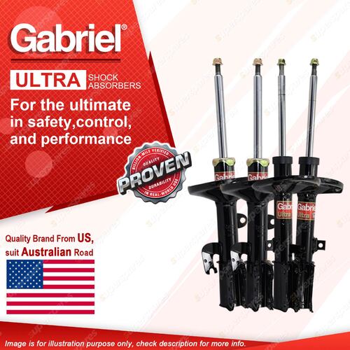 Gabriel Front + Rear Ultra Strut Shocks for Toyota Camry Aurion ACV AHV GSV40R