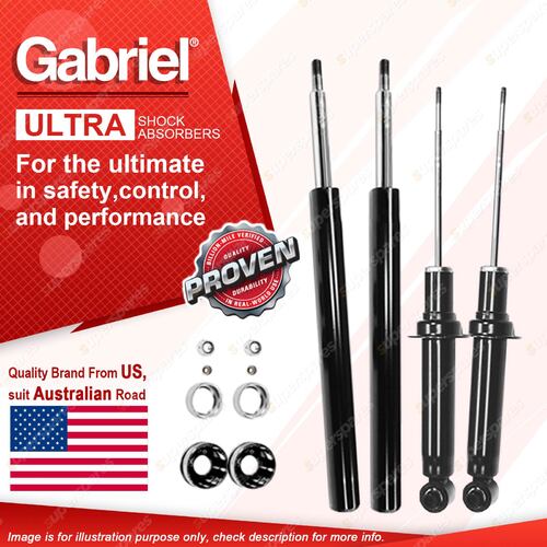 Gabriel Front + Rear Ultra Shock Absorbers for BMW 5 Series E34 520i 525i 530i