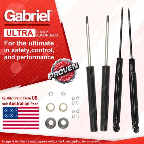 Gabriel F+R Gas Shocks for Volkswagen Golf II GTi Z15 repairable front struts