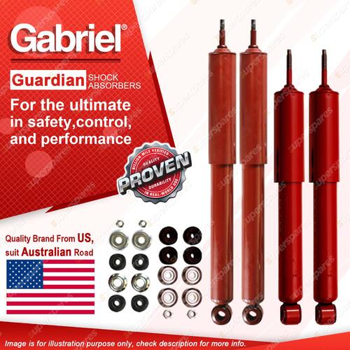 Gabriel Front + Rear Guardian Shock Absorbers for Ssangyong Musso Korando 96-07