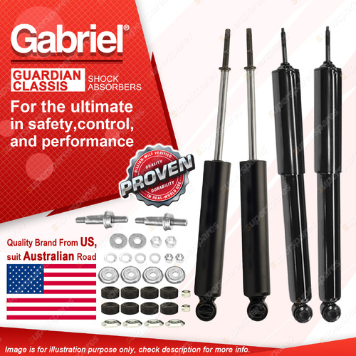 Gabriel Front + Rear Classic Guardian Shock Absorbers for Ford Thunderbird 73-76