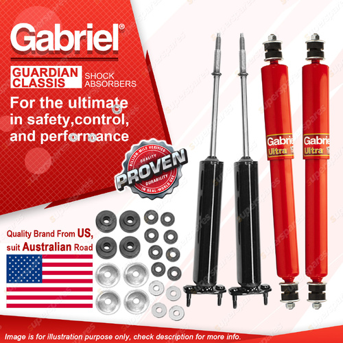 Gabriel Front + Rear Classic Guardian Shock Absorbers for Nissan Xfn Ute 88-92