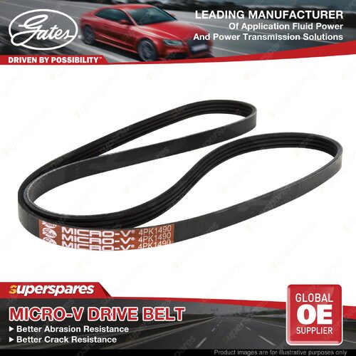 1 x Gates Accessory Drive Belt for Ford Transit 2.5L VF VG 1994-2000