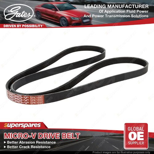 Gates Accessory Drive Belt for Holden Astra AH TS 2.0L 2.2L 2002-2010