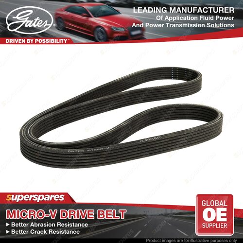 Gates Accessory Drive Belt for Volvo C70 T-5 T5 S40 S70 SS80 V70 XC70