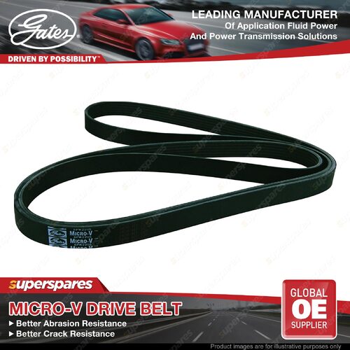 Gates Accessory Drive Belt for Ford F250 4.2L TD AWD Ute 2001-2006