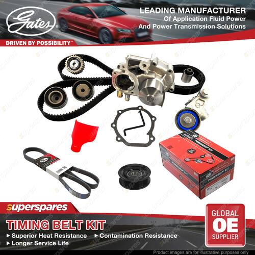 Gates Timing Belt Kit for Audi TT 8N3 1.8L 132KW 1781CC Turbo From 095001