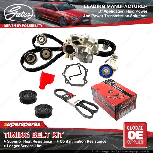 Gates Timing Belt Kit for Lexus GS 430 UZS190 4.3L 208KW 4293CC Petrol 3UZFE