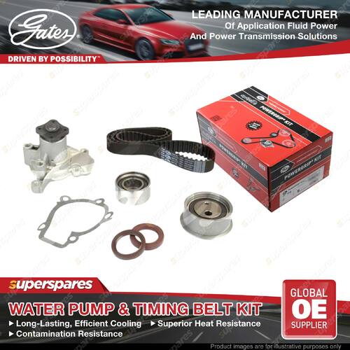 Gates Water Pump Timing Belt Kit for Hyundai Coupe RD Elantra XD Lantra 2.0L