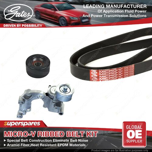 Gates Micro-V Belt Kit for Lexus GS GRS190 GRL10 GRL11 GWL10 GRL10 350 IS C RC