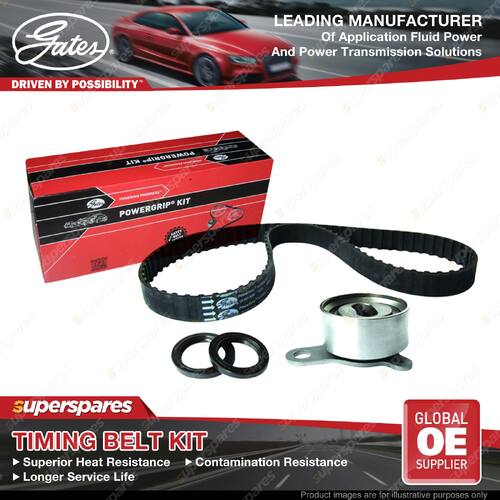 Gates Camshaft Timing Belt Kit for Subaru Sherpa EK42 0.7L 27kW 1982-1989