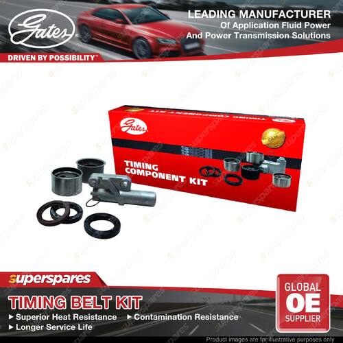 Gates Camshaft Timing Belt Kit for Mazda 323 BF B6T 1.6L 103kW 1987-1989