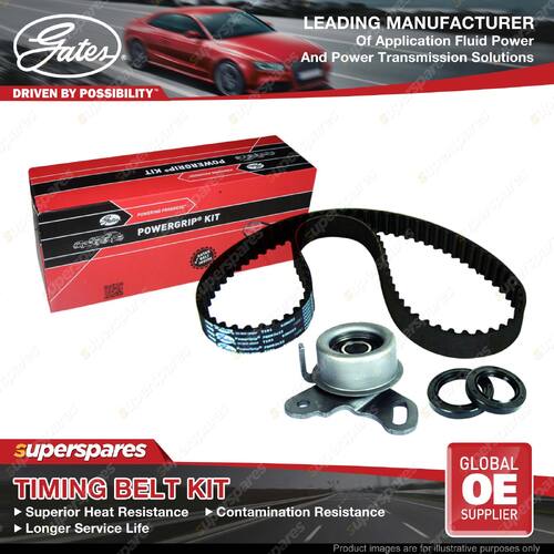 Gates Camshaft Timing Belt Kit for Mitsubishi Lancer CC CA CB C62A Mirage CB