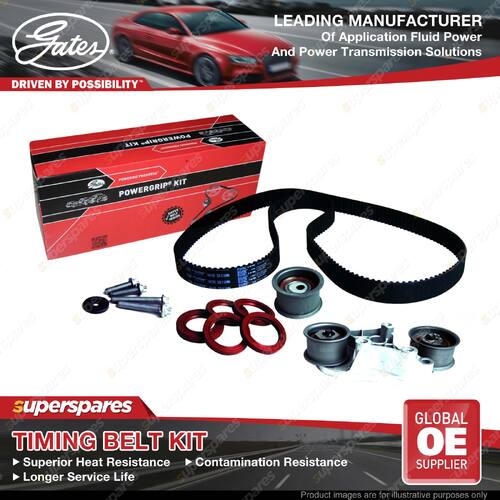 Gates Camshaft PowerGrip Timing Belt Kit for Holden Calibra YE Vectra JS JR 2.5L