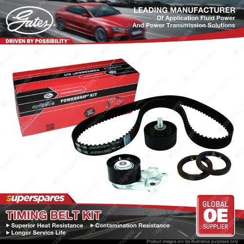 Gates Camshaft PowerGrip Timing Belt Kit for Holden Barina TK F16D3 1.6L 77kW