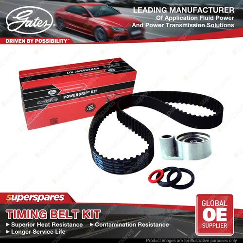 Gates Camshaft Timing Belt Kit for Toyota LandCruiser Prado KZJ120 KZJ90 KZJ95