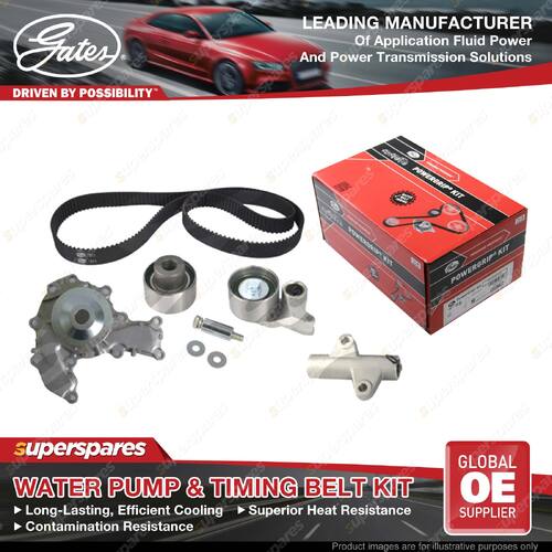 Gates Water Pump & Timing Belt Kit for Isuzu Bighorn UBS Trooper UB TCKHWP221A