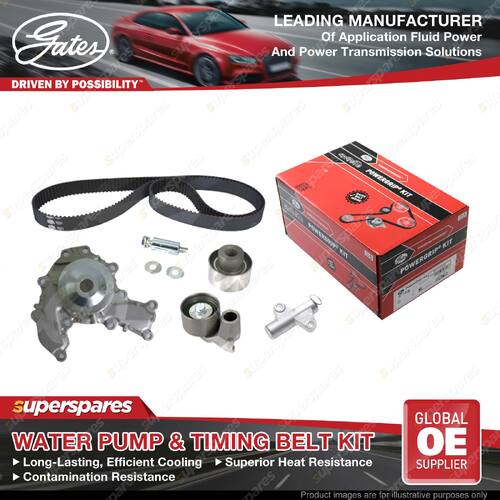 Gates Water Pump Timing Belt Kit for Holden Jackaroo Monterey UBS 3.2L TCKHWP221