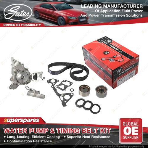 Gates Water Pump & Timing Belt Kit for Mitsubishi Pajero NH NJ NK NL 143kW