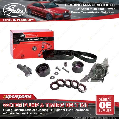 Gates Water Pump & Timing Belt Kit & HYD for Audi A4 A6 A8 2.4L 2.8L