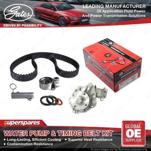 Gates Water Pump & Timing Belt Kit & HYD for Toyota Hiace KZH132 Hilux KZN165