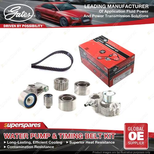 Gates Water Pump & Timing Belt Kit for Subaru Legacy BM BP Liberty B13 BP BL