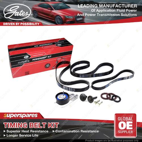 Gates Camshaft Timing Belt Kit for Ford Fiesta WP WQ DJ1 HJ1 Focus Fusion