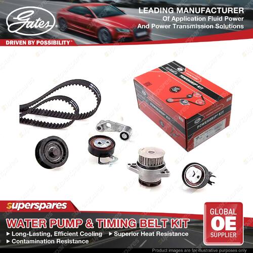 Gates Water Pump & Timing Belt Kit for Audi A2 8Z0 BAD 1.6L 81KW 2002-2005