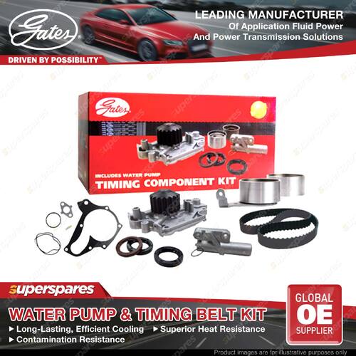 Gates Water Pump & Timing Belt Kit for Opel Astra F35 F08 F48 F69 X18XE1 1.8