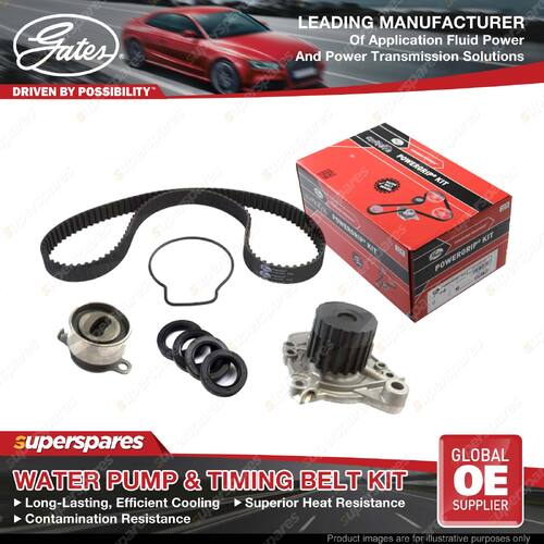 Gates Water Pump Timing Belt Kit for Honda Civic EG EG EH Concerto HW CRX ED EE