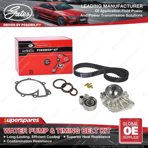 Gates Water Pump & Timing Belt Kit for Daihatsu Delta U3 3.0L 85kW 2003-On