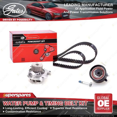 Gates Water Pump & Timing Belt Kit for VW Transporter Caravelle AAB AJA 2.4L