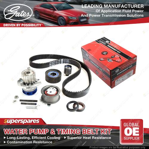 Gates Water Pump & Timing Belt Kit for Jeep Compass MK49 Patriot MK74 2.0L