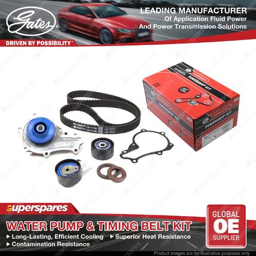 Gates Water Pump & Timing Belt Kit for Ford Fiesta WT JG JJ 1.6L 66kW