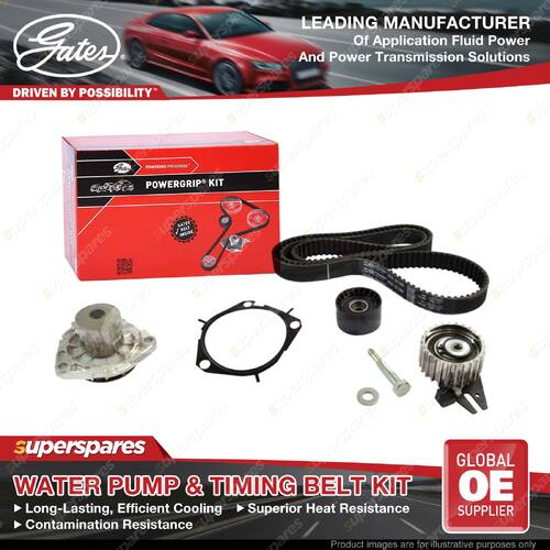 Gates Water Pump & Timing Belt Kit for Fiat Doblo 263 Freemont JC 345 2.0L