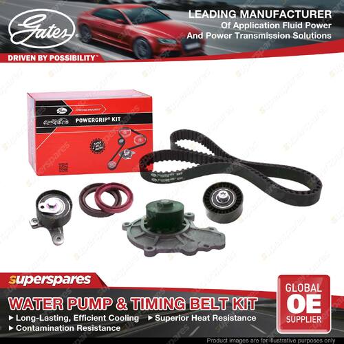 Gates Water Pump & Timing Belt Kit for Chevrolet Captiva C100 LLW 2.0L 110KW