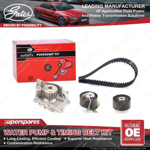 Gates Water Pump & Timing Belt Kit for Ford Mondeo BG Q4BA 2.2L 129KW 08-10