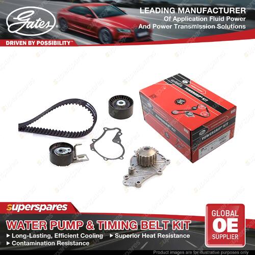 Gates Water Pump & Timing Belt Kit for Peugeot 308 4008 508 9HR Partner 9H0