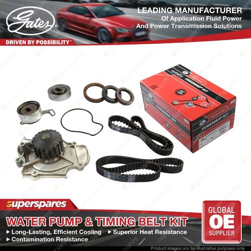 Gates Water Pump & Timing Belt Kit for Honda Accord CD CB CC Odyssey RA Prelude