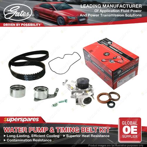 Gates Water Pump & Timing Belt Kit for Toyota Avensis ST220 Caldina TCKWP199A