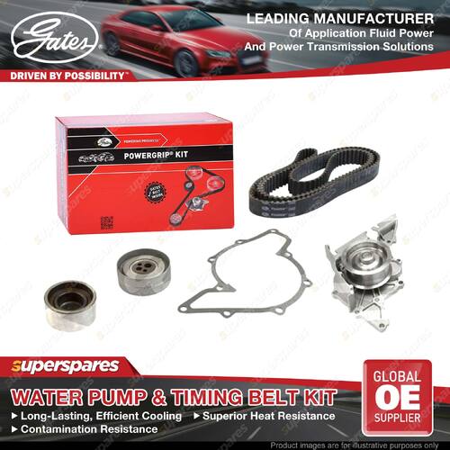 Gates Water Pump & Timing Belt Kit for Audi 80 8C2 B4 ABC 2.6L 110kW