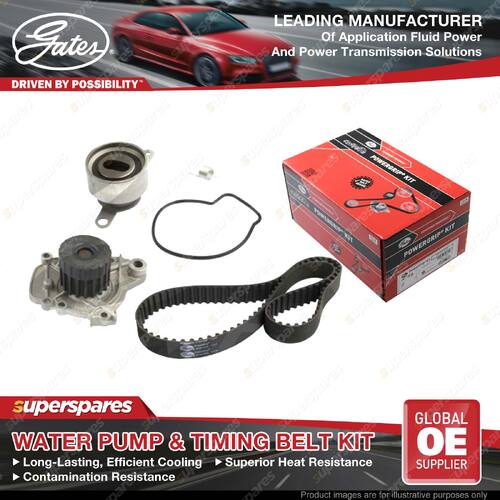 Gates Water Pump & Timing Belt Kit for Honda Civic EJ EK EM1 MB4 MC1 CRX GH