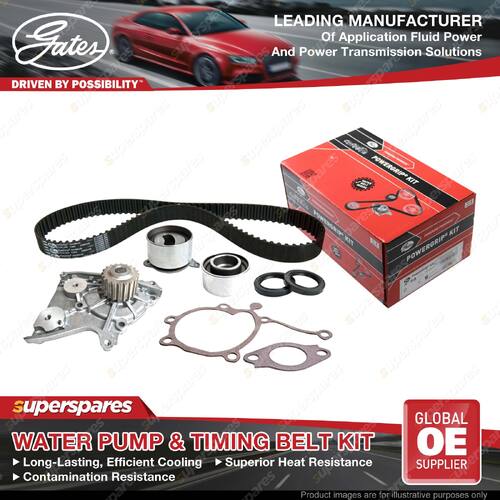 Gates Water Pump & Timing Belt Kit for Ford Econovan JH JG FE Telstar AT