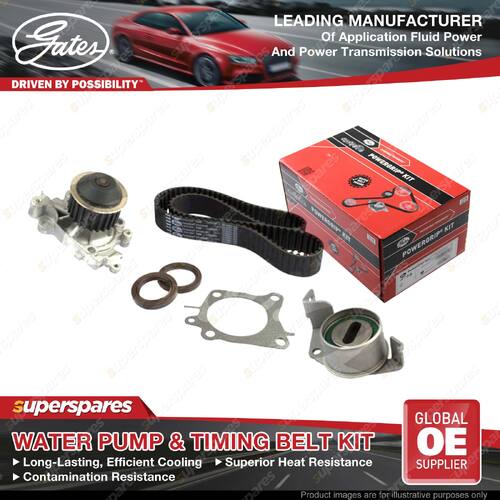 Gates Water Pump & Timing Belt Kit for Mitsubishi Carisma Lancer CE CJ Pajero iO