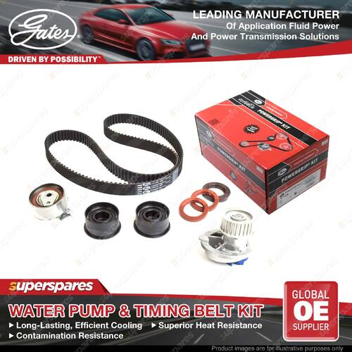 Gates Water Pump & Timing Belt Kit for Chevrolet Lacetti J200 LDA 1.8L 90KW