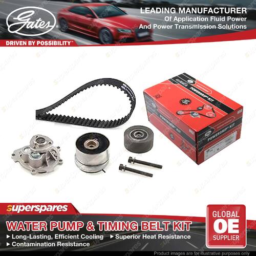 Gates Water Pump & Timing Belt Kit for Opel Corsa S07 Mokka 76 Vectra F69